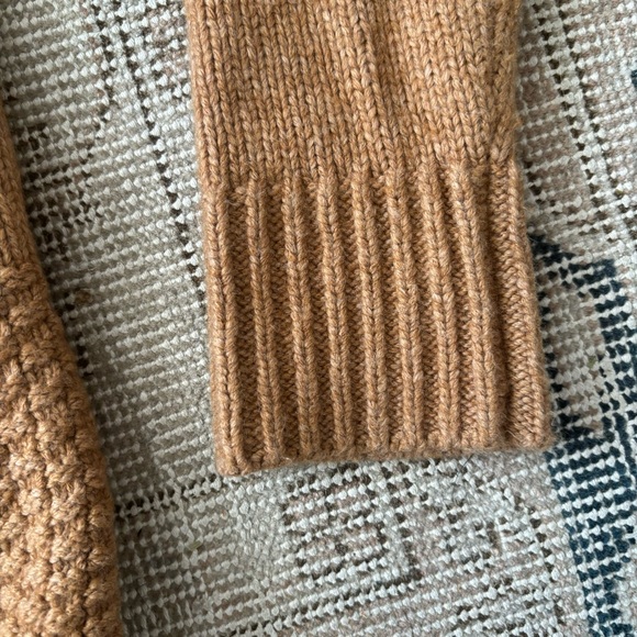 Madewell Sadler Turtleneck sweater camel sz XS - Picture 7 of 9